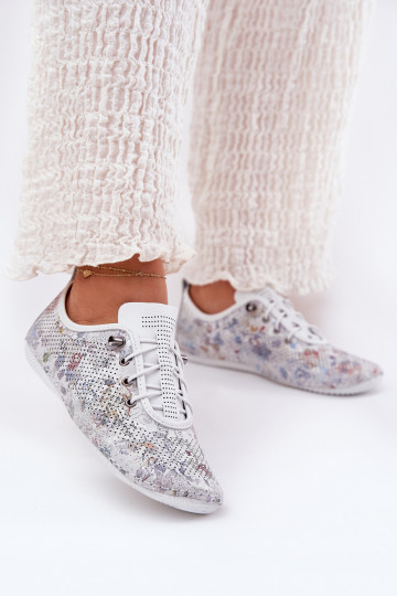 Schuhe Feminin Aus Ermöglichtturleder Gemustert Artiker 56C2688 Zueiße Farbe 2