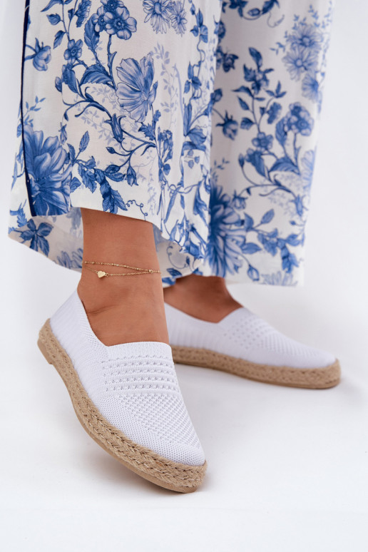 Feminin Espadrilles Mit Zopf Vinceza 13624 Zueiße Farbe