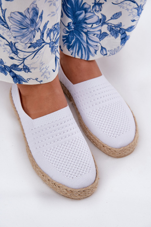 Feminin Espadrilles Mit Zopf Vinceza 13624 Zueiße Farbe