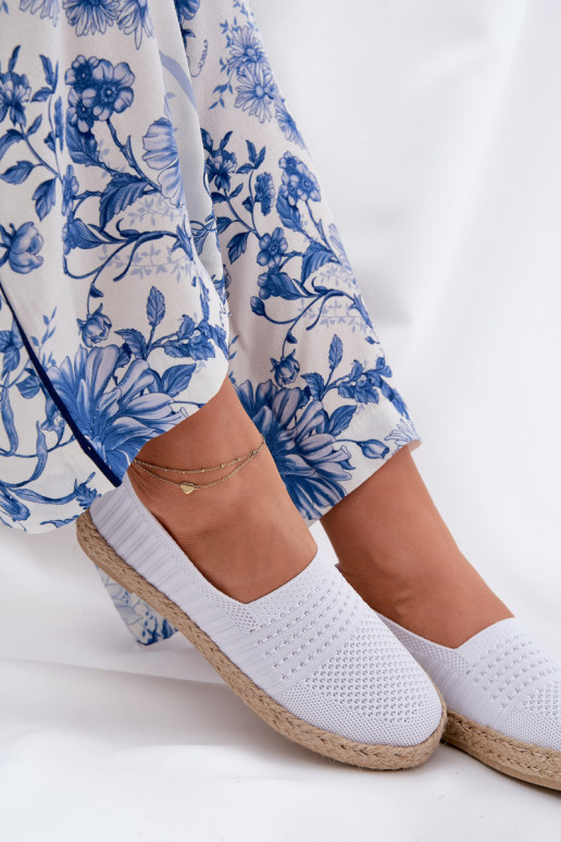 Feminin Espadrilles Mit Zopf Vinceza 13624 Zueiße Farbe