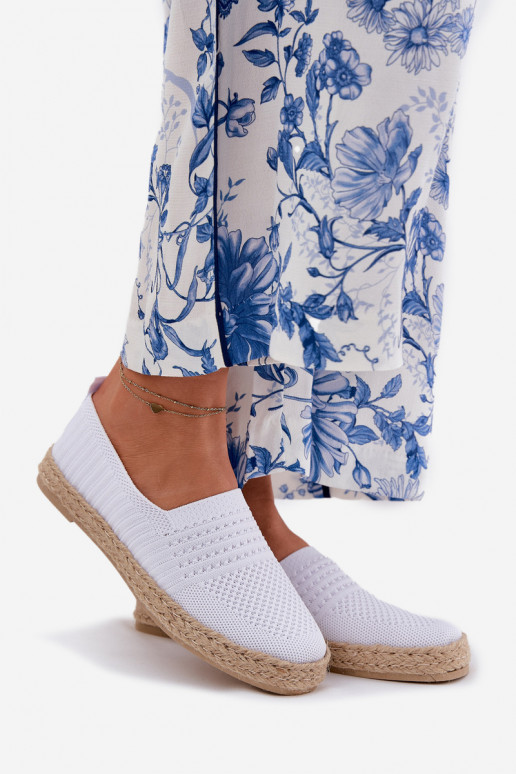 Feminin Espadrilles Mit Zopf Vinceza 13624 Zueiße Farbe