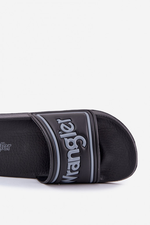 Hausschuhe Männlich INRANGLER AVERELL SLIDER MEN LOIN 20251042.25Y schZuarze Farbe