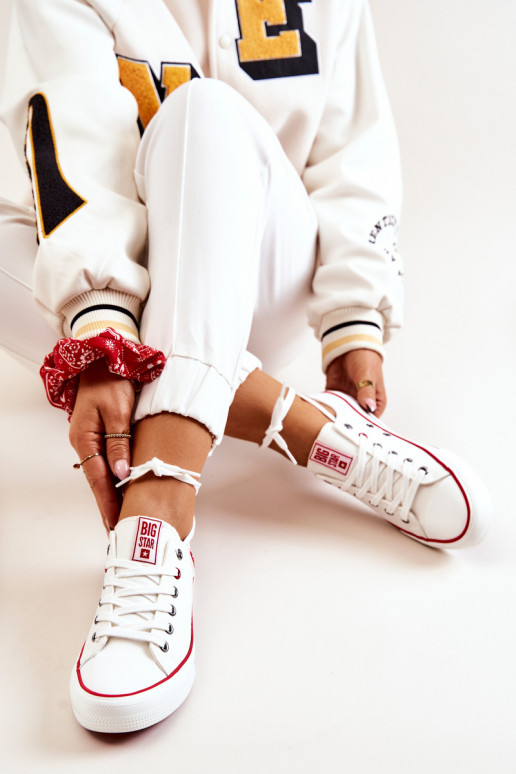 Feminin  lässige Schuhe BIG STAR JJ274123 Zueiße Farbe Feminin  lässige Schuhe BIG STAR JJ274123 Zueiße Farbe