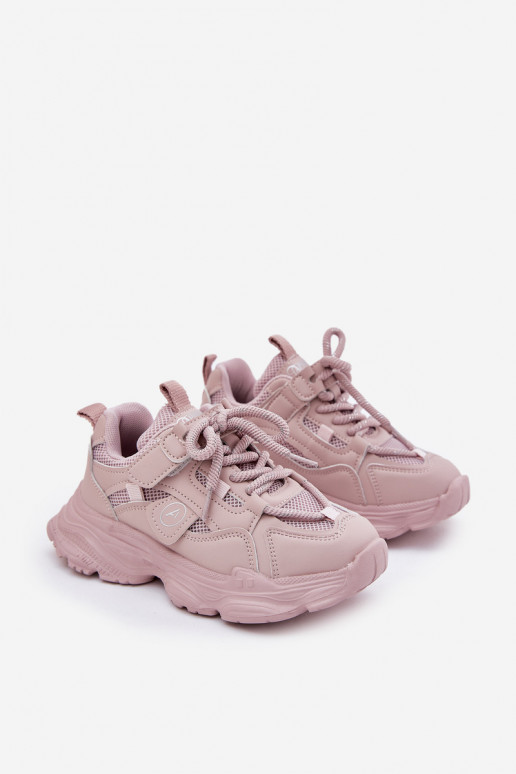 Sneakers Stilvollllschuhe Kindisch mit einer Plattform pinke Farbe Hanomess Sneakers Stilvollllschuhe Kindisch mit einer Plattform pinke Farbe Hanomess