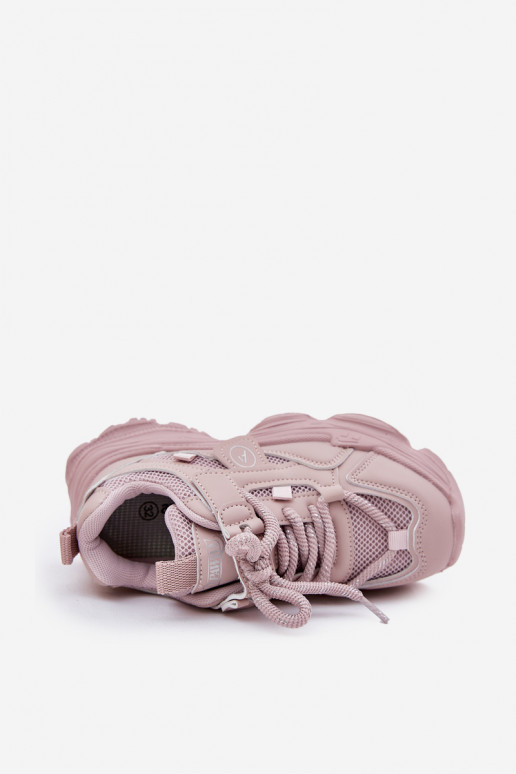 Sneakers Stilvollllschuhe Kindisch mit einer Plattform pinke Farbe Hanomess Sneakers Stilvollllschuhe Kindisch mit einer Plattform pinke Farbe Hanomess