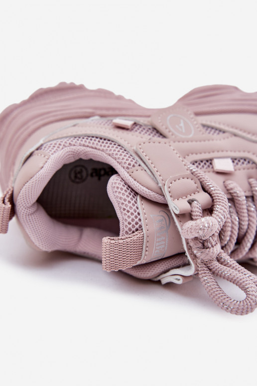 Sneakers Stilvollllschuhe Kindisch mit einer Plattform pinke Farbe Hanomess Sneakers Stilvollllschuhe Kindisch mit einer Plattform pinke Farbe Hanomess