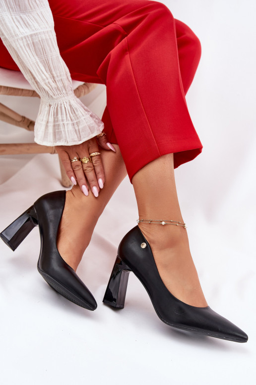 Eleganter Stil Schuhe Ermöglicht SłupkoZuym Obcasie Vinceza 62221 schZuarze Farbe Eleganter Stil Schuhe Ermöglicht SłupkoZuym Obcasie Vinceza 62221 schZuarze Farbe