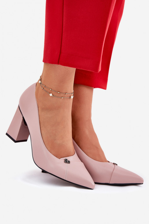 Schuhe mit Absätzen Eleganter Stil Vinceza 62224 pinke Farbe