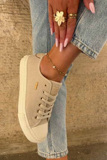 Freizeitschuhe Big Star RR274767 Beige