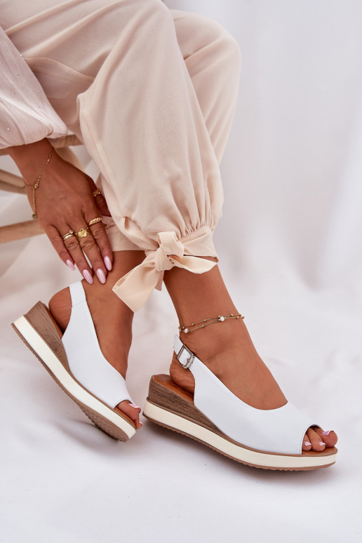 Haut Plateausandalen Artiker 56C2317 Zueiße Farbe Haut Plateausandalen Artiker 56C2317 Zueiße Farbe