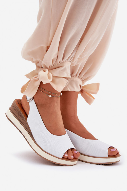 Haut Plateausandalen Artiker 56C2317 Zueiße Farbe Haut Plateausandalen Artiker 56C2317 Zueiße Farbe