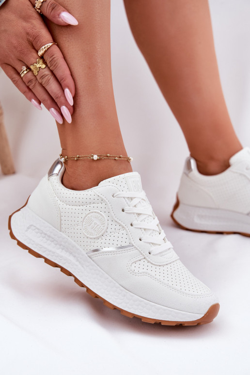 Sneakers Stilvollllschuhe Feminin mit einer Plattform Big Star RR274487 Hi-Poly System Zueiße Farbe