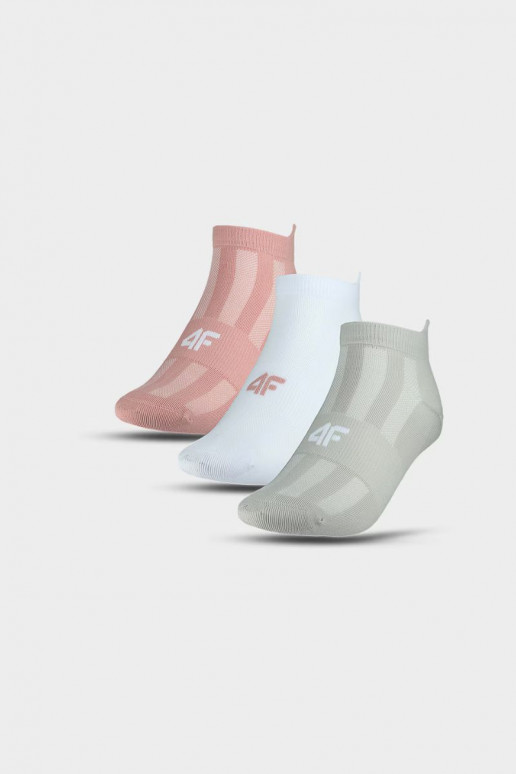 Skarpety TreningoZue Feminin 3 Paare 4FINMM00UFSOF136-90S Verschiedene Farben Skarpety TreningoZue Feminin 3 Paare 4FINMM00UFSOF136-90S Verschiedene Farben