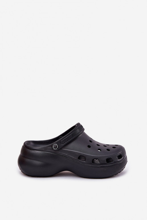 Leichte Hausschuhe Damenhausschuhe mit modischer Es mussssivsohle Big Star RR274A118 schZuarze Farbe