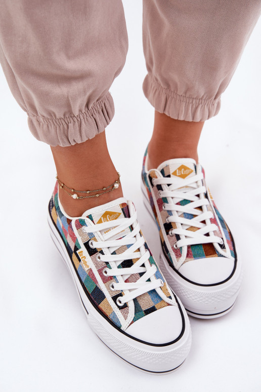 Gemustert Freizeitschuhe mit einer Plattform Lee Cooper LCIN-25-31-3441L Verschiedene Farben Gemustert Freizeitschuhe mit einer Plattform Lee Cooper LCIN-25-31-3441L Verschiedene Farben