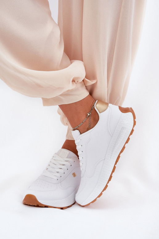 Sportliche Schuhe Damen Big Star RR274629 HI-POLY SYSTEM in Weiß