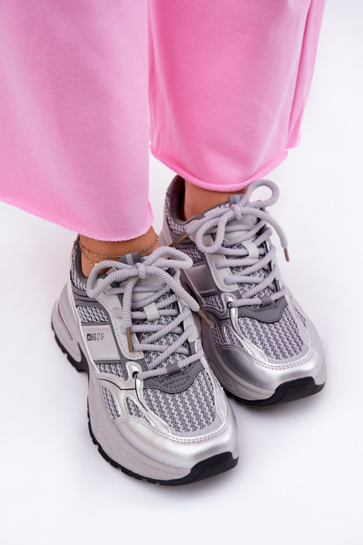 Damen graue Sportschuhe Big Star RR274A193