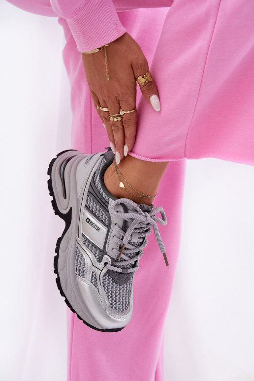 Damen graue Sportschuhe Big Star RR274A193