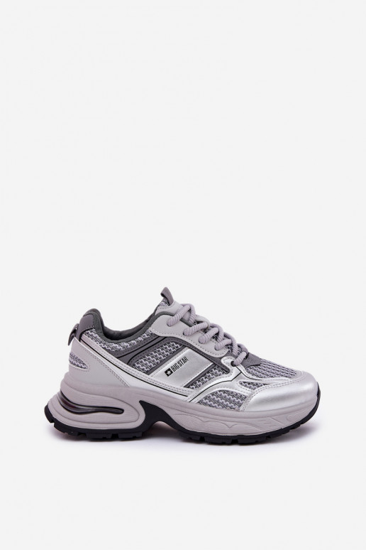 Damen graue Sportschuhe Big Star RR274A193