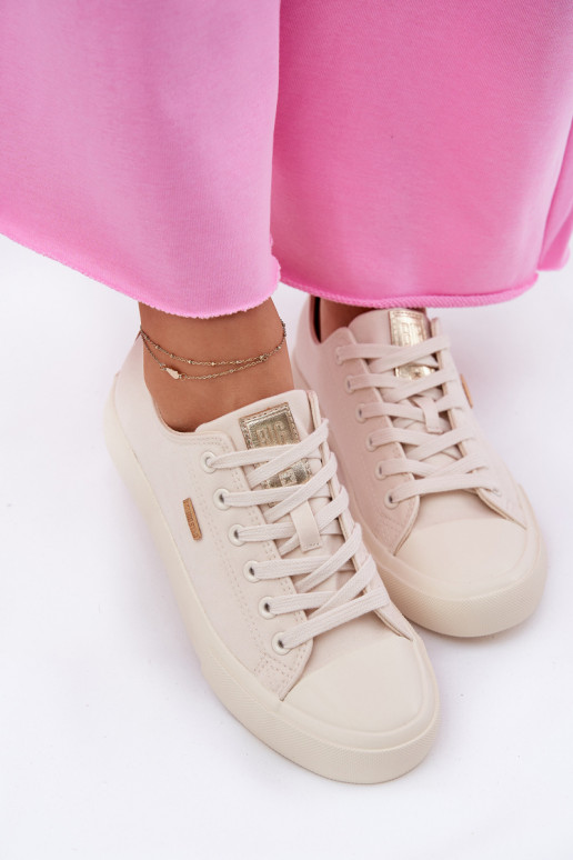 Damen sandfarbene Freizeitschuhe Big Star RR274768 Damen sandfarbene Freizeitschuhe Big Star RR274768