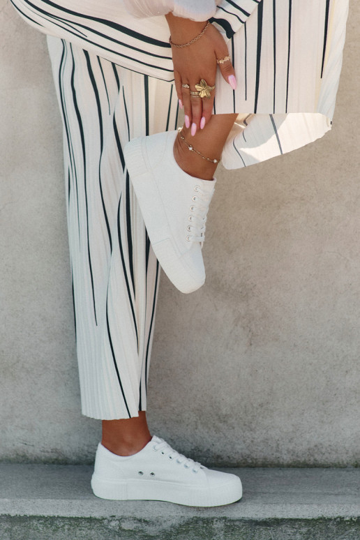 Damen weiße Freizeitschuhe Big Star RR274405