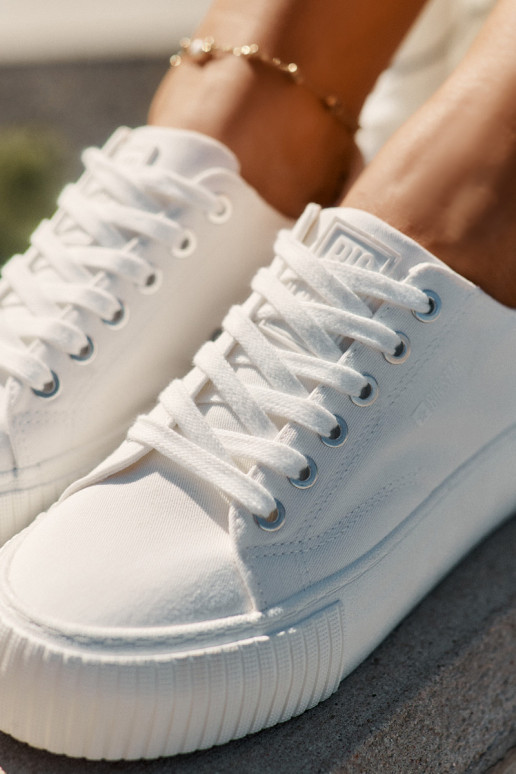 Damen weiße Freizeitschuhe Big Star RR274405