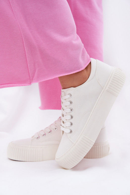 Damen weiße Freizeitschuhe Big Star RR274405