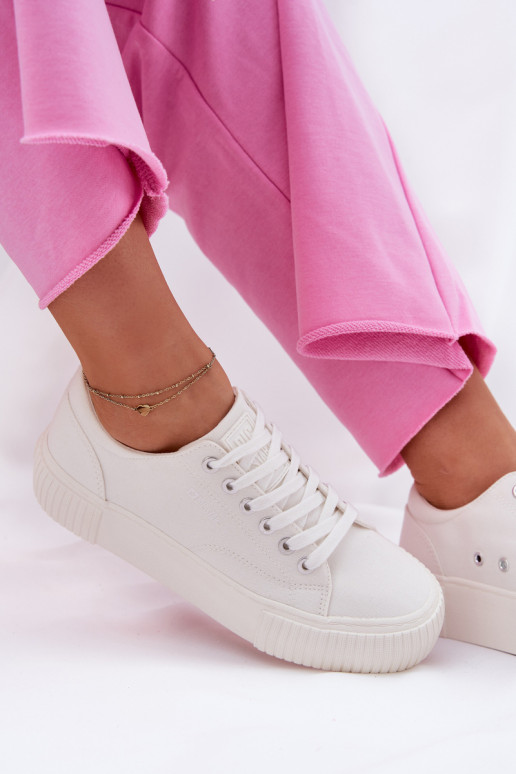 Damen weiße Freizeitschuhe Big Star RR274405