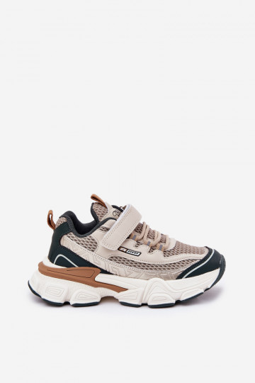 Sneakers Stilvollllschuhe Schuhe Kinder-Sneaker mit Klebeverschlüssen Beige Ronivelle 2