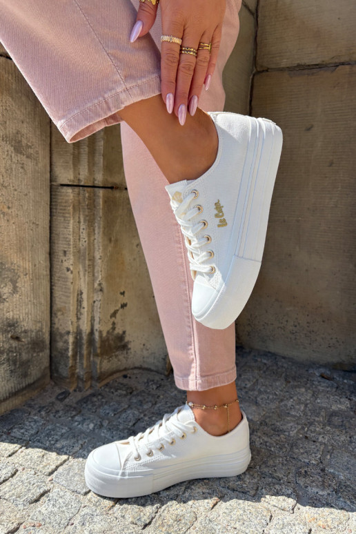 Freizeitschuhe mit einer Plattform Lee Cooper LCIN-25-02-3289 Zueiße Farbe Freizeitschuhe mit einer Plattform Lee Cooper LCIN-25-02-3289 Zueiße Farbe