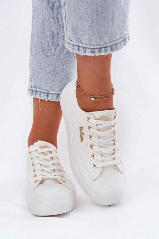 Freizeitschuhe mit einer Plattform Lee Cooper LCIN-25-02-3289 Zueiße Farbe Freizeitschuhe mit einer Plattform Lee Cooper LCIN-25-02-3289 Zueiße Farbe