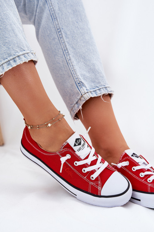 Freizeitschuhe Lee Cooper LCIN-25-02-3298L rote Farbe  Freizeitschuhe Lee Cooper LCIN-25-02-3298L rote Farbe