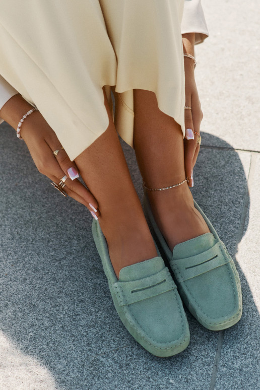 Wildleder-Mokassins Big Star RR274945 in Grün