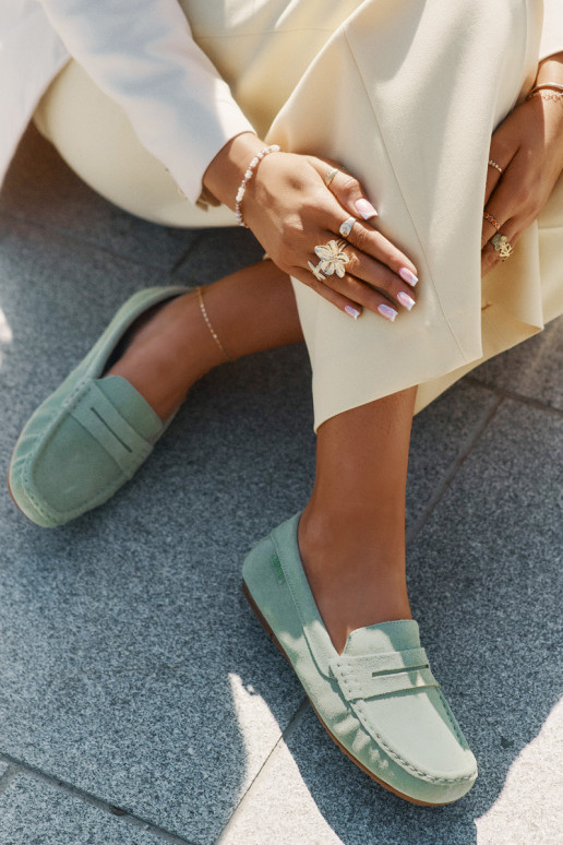 Wildleder-Mokassins Big Star RR274945 in Grün