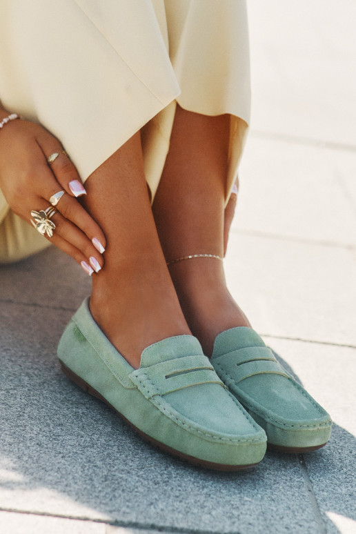 Wildleder-Mokassins Big Star RR274945 in Grün