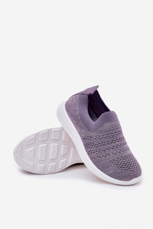 Kindisch Ein überzeugendes Stilvollll Turnschuhe Violette Farbe Grinala