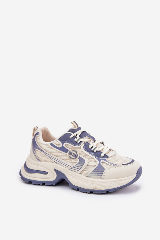 Sneakers Stilvollllschuhe Feminin Big Star RR274A190 blaue Farbe Sneakers Stilvollllschuhe Feminin Big Star RR274A190 blaue Farbe