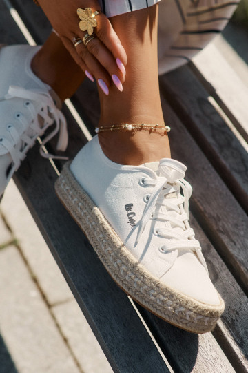 Freizeitschuhe Mit Zopf Lee Cooper LCIN-25-44-3217 Zueiße Farbe 2