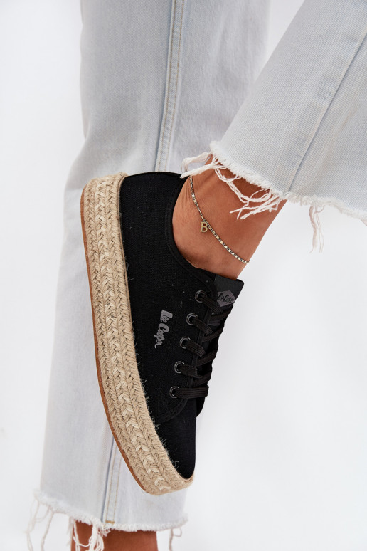 Freizeitschuhe Mit Zopf Lee Cooper LCIN-25-44-3216 schZuarze Farbe