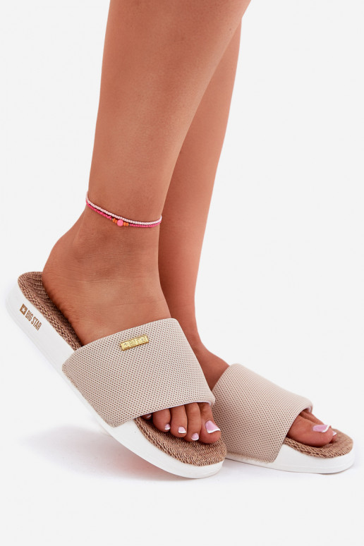 Damenhausschuhe Big Star RR274A102 Beige Damenhausschuhe Big Star RR274A102 Beige