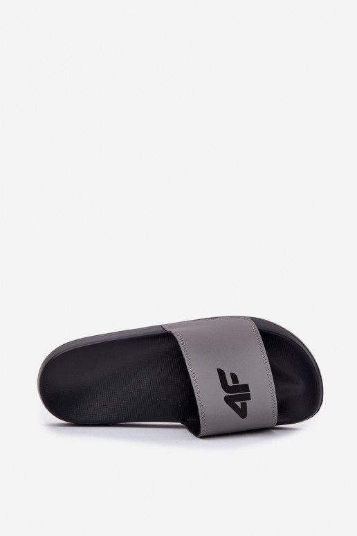 Hausschuhe Männlich 4F 4FRMM00FSLIM011-25S graue Farbe