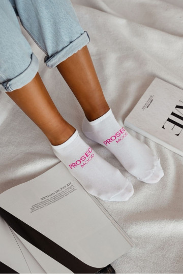 Stopki Feminin PROSECCO MOOD INeiß-pinke Farbe