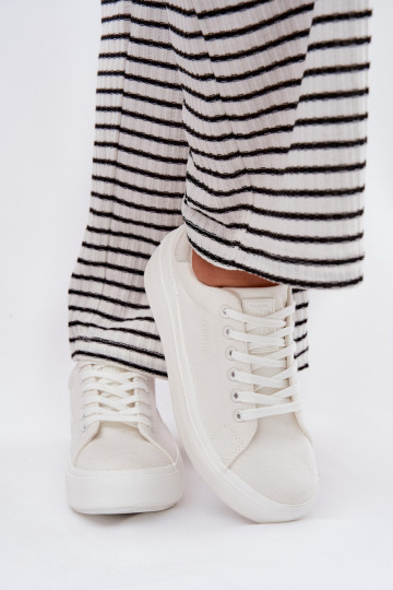 Freizeitschuhe mit einer Plattform Big Star RR274463 Zueiße Farbe 2