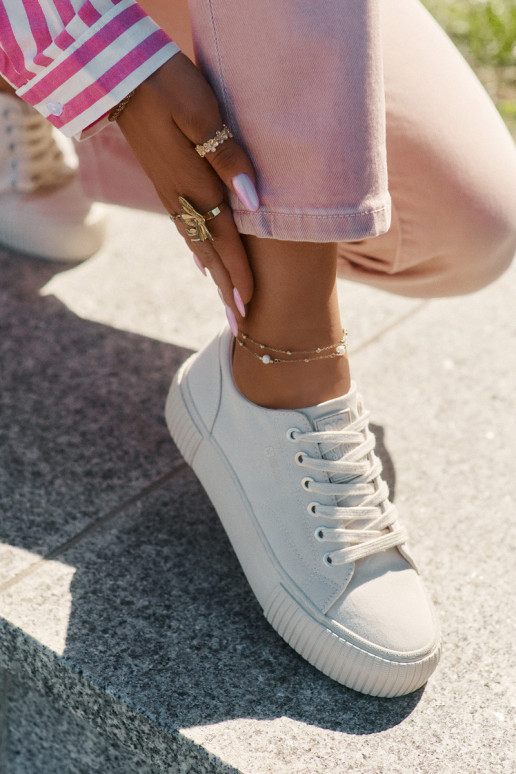 Freizeitschuhe Big Star RR274407 Beige  Freizeitschuhe Big Star RR274407 Beige