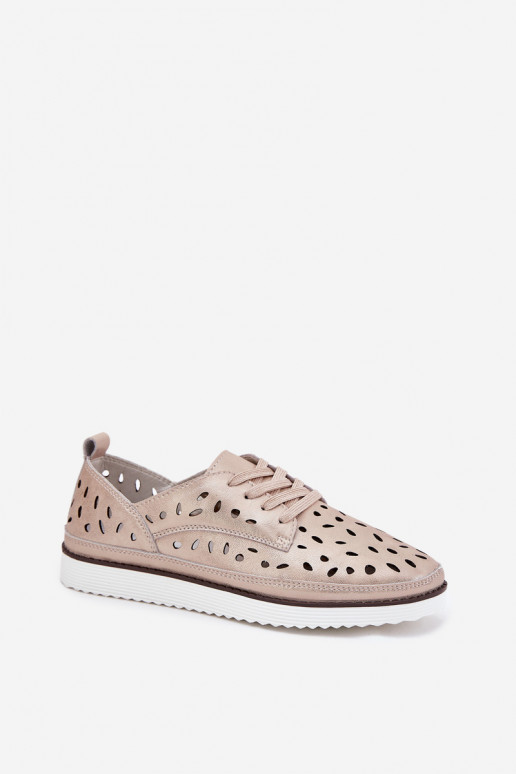 Schuhe Haut Feminin S.Barski LR51-611 goldene Farbe Schuhe Haut Feminin S.Barski LR51-611 goldene Farbe