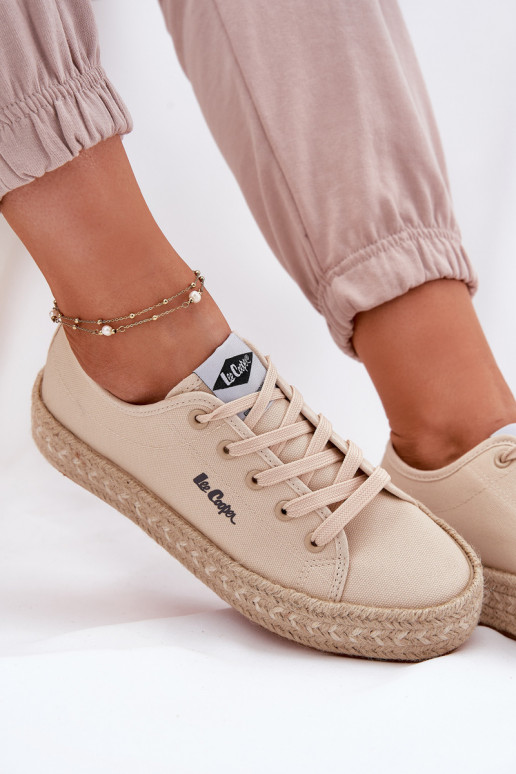 Freizeitschuhe Mit Zopf Lee Cooper LCIN-25-44-3215 Beige Freizeitschuhe Mit Zopf Lee Cooper LCIN-25-44-3215 Beige
