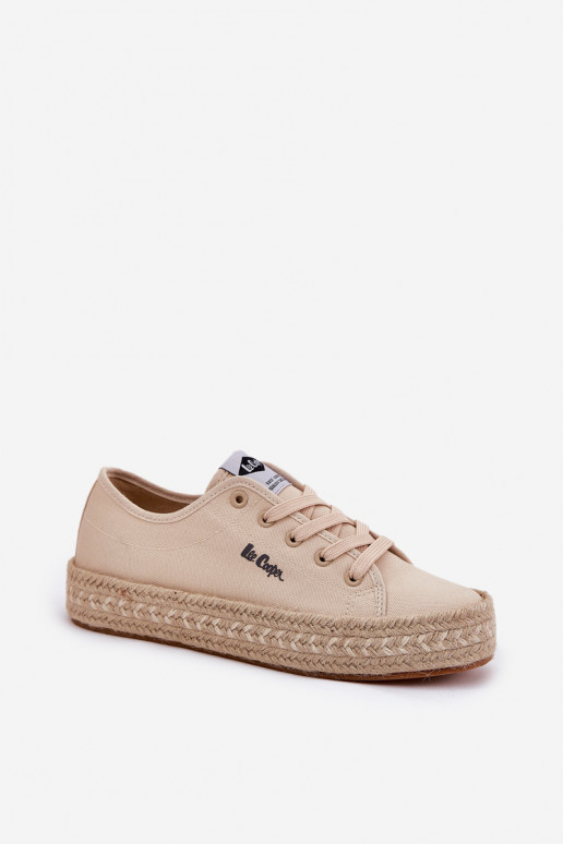 Freizeitschuhe Mit Zopf Lee Cooper LCIN-25-44-3215 Beige Freizeitschuhe Mit Zopf Lee Cooper LCIN-25-44-3215 Beige