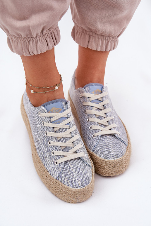 Freizeitschuhe mit einer Plattform Mit Zopf Lee Cooper LCIN-25-02-3283 blaue Farbe Freizeitschuhe mit einer Plattform Mit Zopf Lee Cooper LCIN-25-02-3283 blaue Farbe