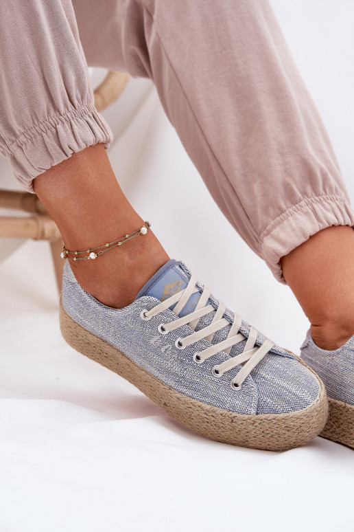 Freizeitschuhe mit einer Plattform Mit Zopf Lee Cooper LCIN-25-02-3283 blaue Farbe Freizeitschuhe mit einer Plattform Mit Zopf Lee Cooper LCIN-25-02-3283 blaue Farbe