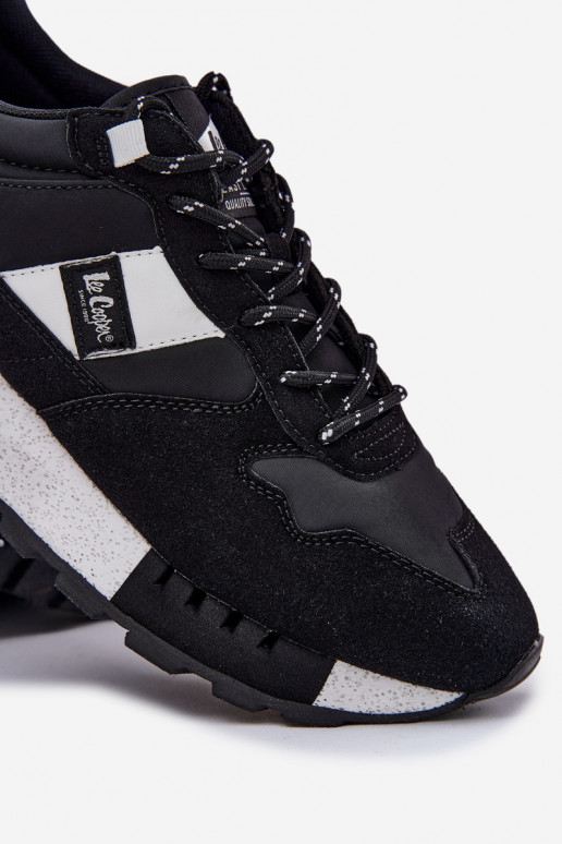 Sneakers Stilvollllschuhe Männlich mit einer Plattform Lee Cooper LCJ-25-03-3378M schZuarze Farbe Sneakers Stilvollllschuhe Männlich mit einer Plattform Lee Cooper LCJ-25-03-3378M schZuarze Farbe